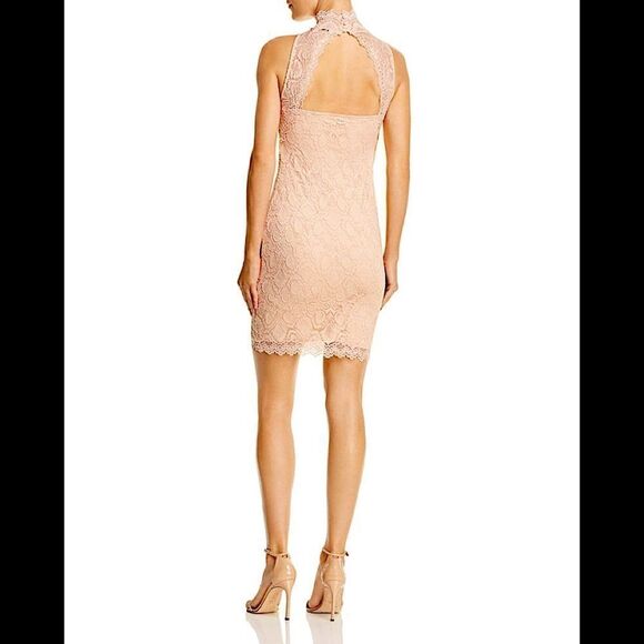 New GUESS blush stretch lace mini dress. NWT - Picture 10 of 16